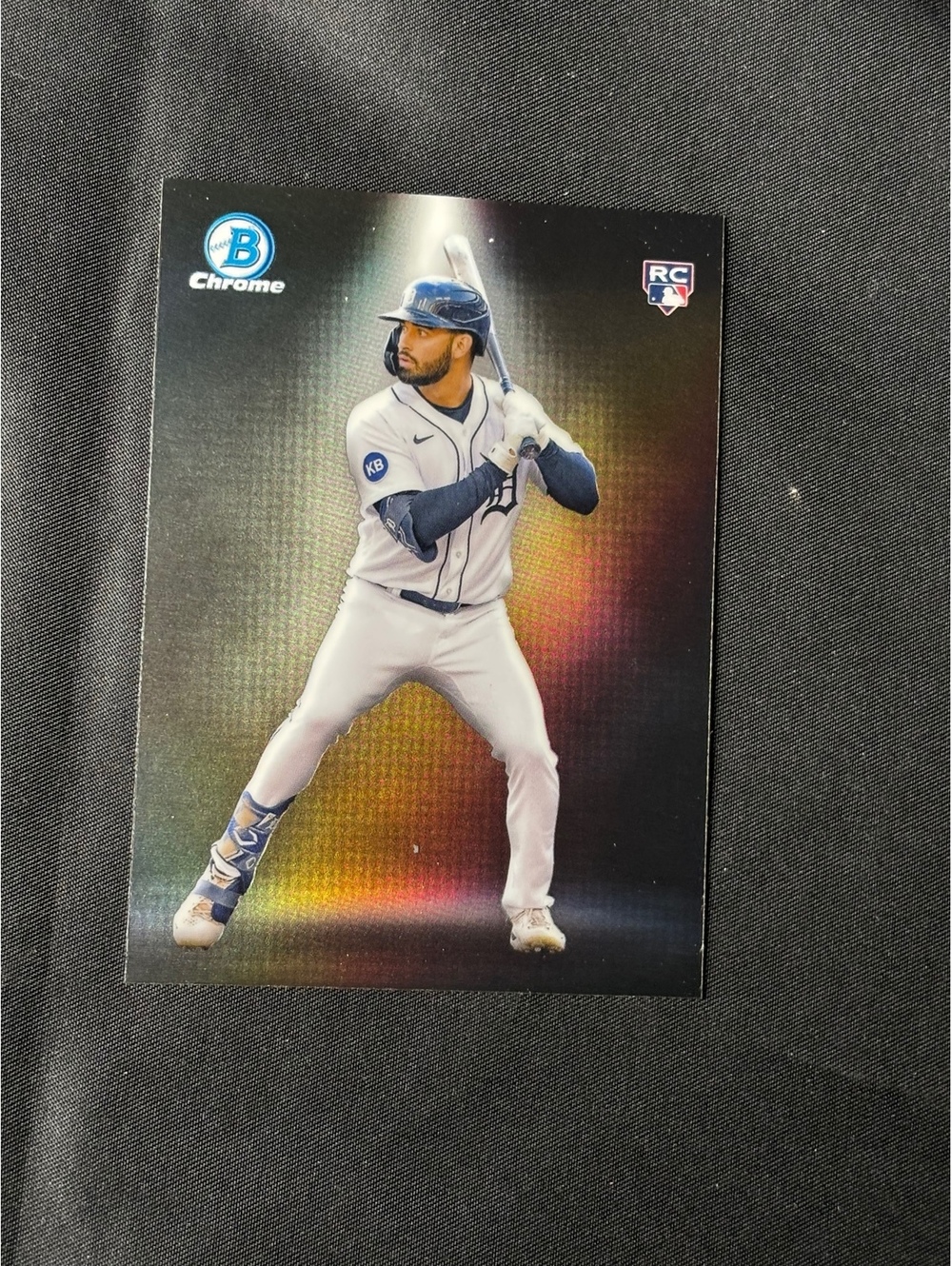 Topps Chrome Baseball Card - Cristhian Vaquero RC Washington